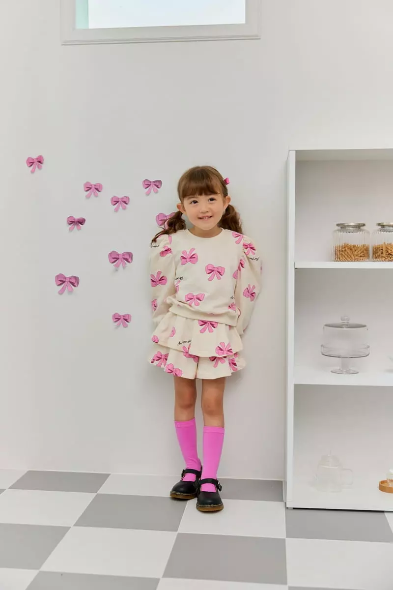 Miniature - Korean Children Fashion - #childofig - Jenny Top Bottom Set - 4