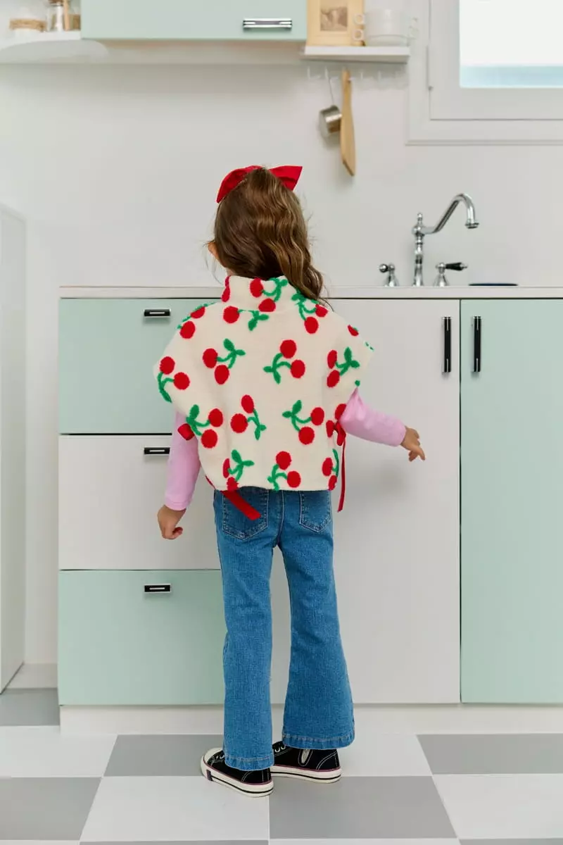 Miniature - Korean Children Fashion - #childrensboutique - Cherry Vest - 8