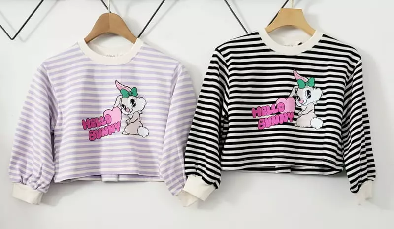 Miniature - Korean Children Fashion - #kidzfashiontrend - Hello Banie Tee - 5