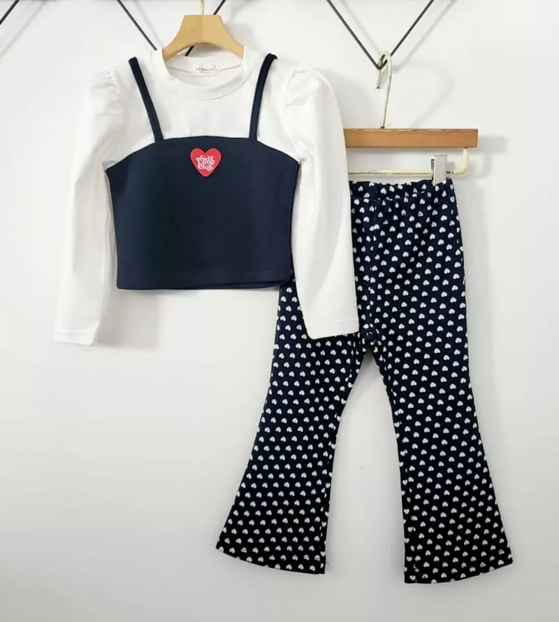 Miniature - Korean Children Fashion - #minifashionista - Bona Top Bottom Set