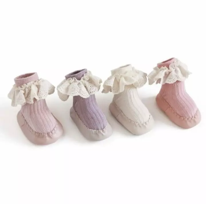Miso - Korean Baby Fashion - #babygirlfashion - Lace Walk Socks