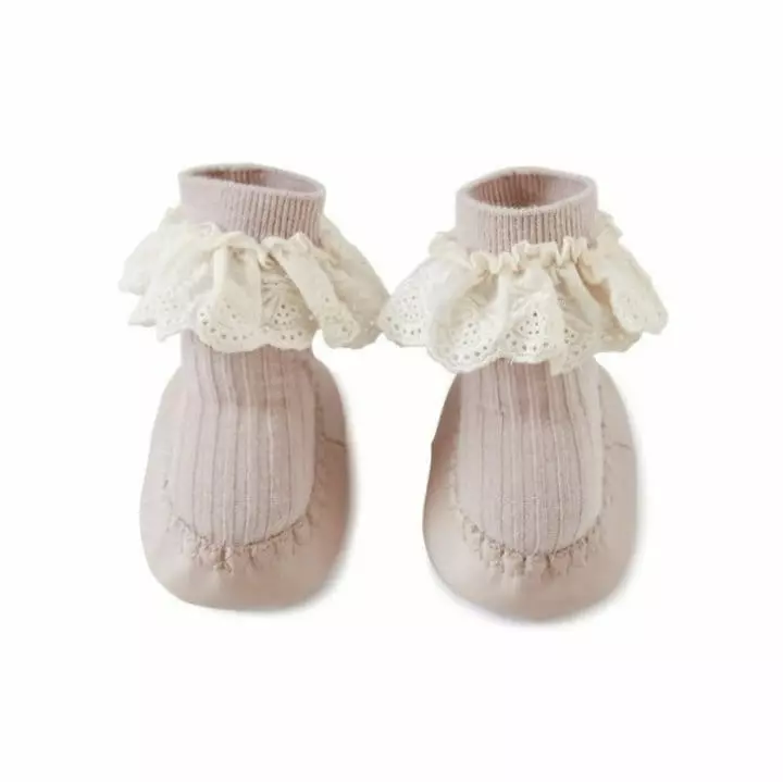 Miso - Korean Baby Fashion - #babyoninstagram - Lace Walk Socks - 4