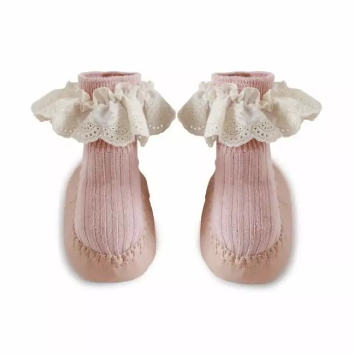 Miso - Korean Baby Fashion - #babyoutfit - Lace Walk Socks - 5