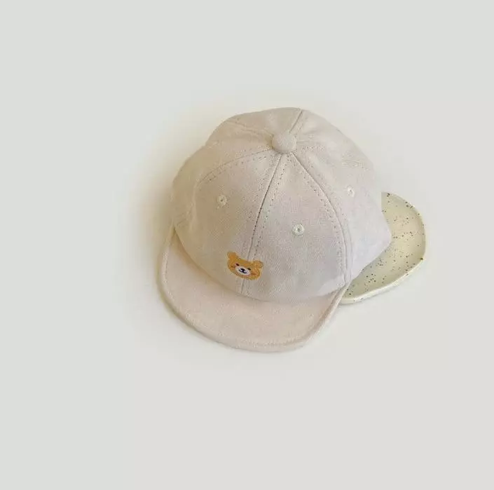 Miso - Korean Children Fashion - #Kfashion4kids - Bear Emroidery Cap
