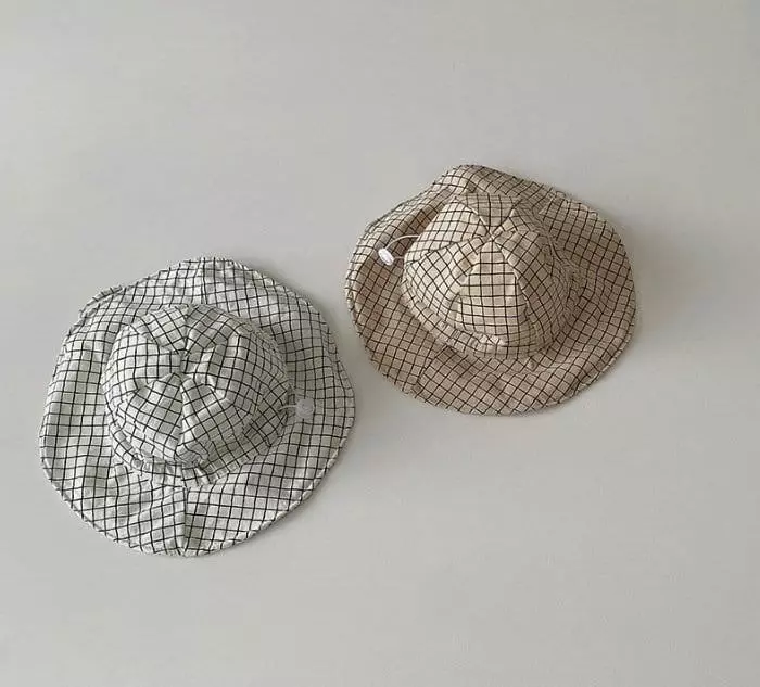 Miso - Korean Children Fashion - #childofig - Check Bucket Hat - 4