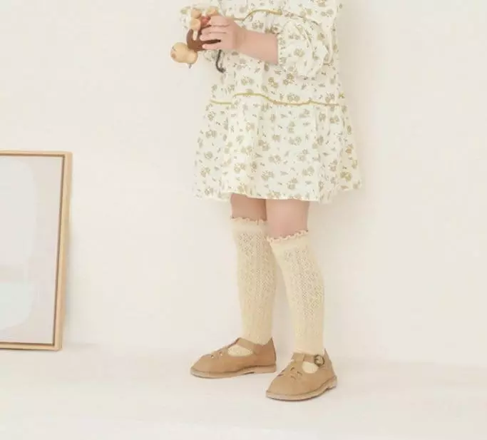 Miso - Korean Children Fashion - #designkidswear - Frill Knee Socks - 10