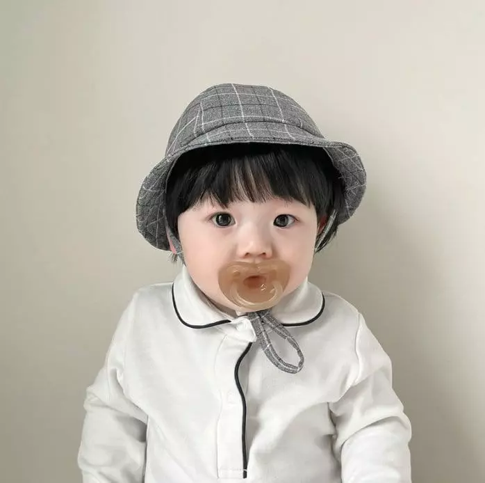 Miso - Korean Children Fashion - #discoveringself - Bebe Check Bucket Hat - 2