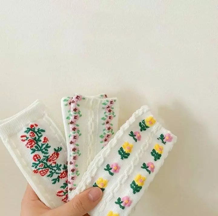 Miso - Korean Children Fashion - #discoveringself - Rose Socks - 2