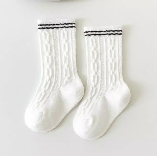 Miso - Korean Children Fashion - #fashionkids - Waffle Twist Socks - 5