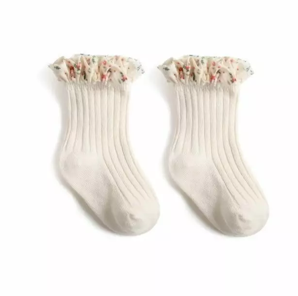 Miso - Korean Children Fashion - #fashionkids - Small Flower Socks