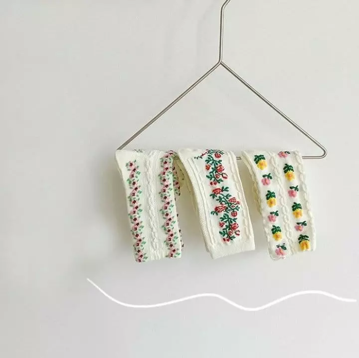 Miso - Korean Children Fashion - #fashionkids - Rose Socks - 4