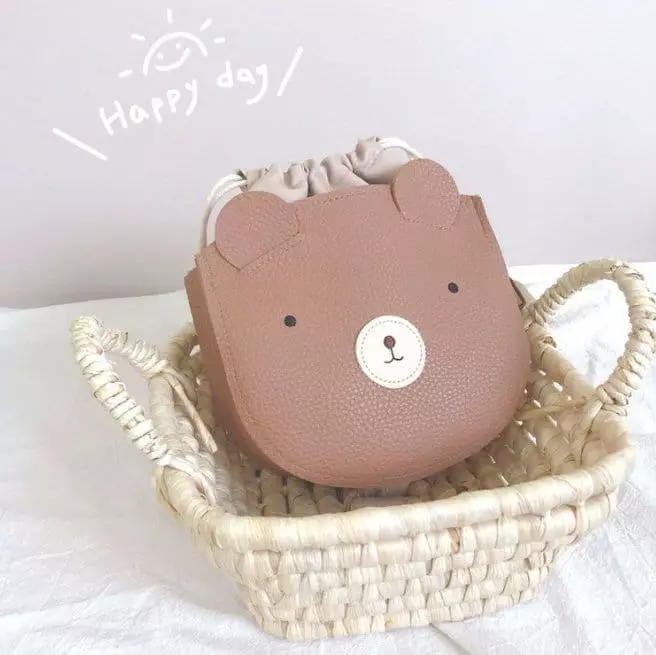 Miso - Korean Children Fashion - #kidsstore - Rabbit And Bear Bag