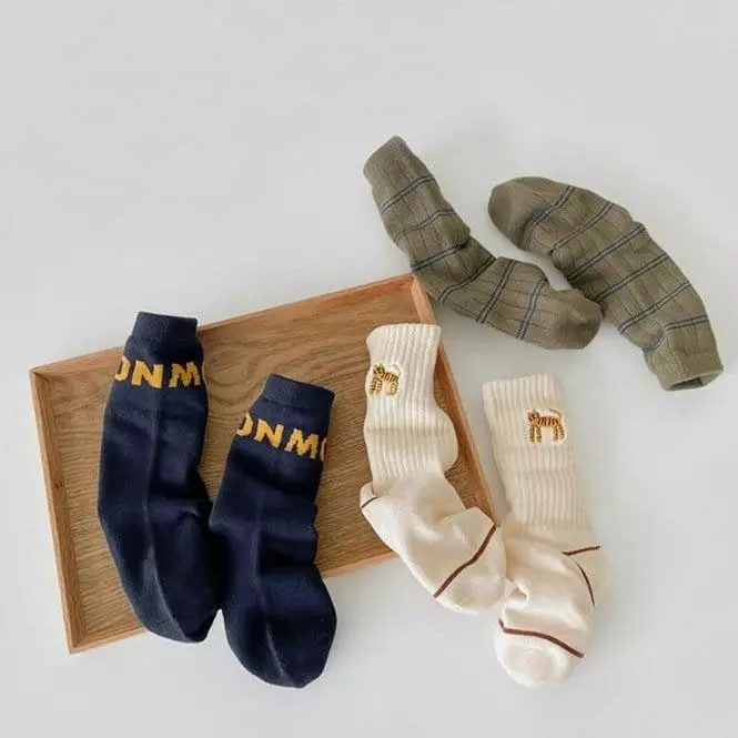 Miso - Korean Children Fashion - #littlefashionista - Tiger Socks - 8