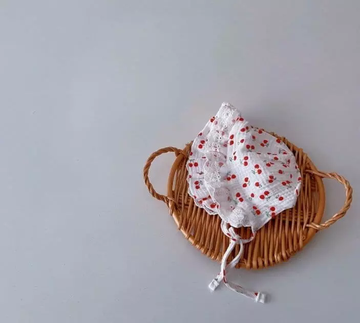 Miso - Korean Children Fashion - #magicofchildhood - Cherry Bonnet - 5