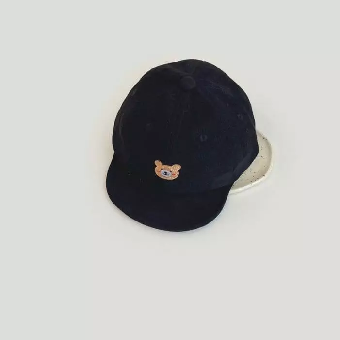 Miso - Korean Children Fashion - #magicofchildhood - Bear Emroidery Cap - 3
