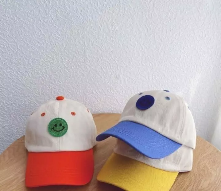 Miso - Korean Children Fashion - #minifashionista - Two Tone Smile Cap - 8