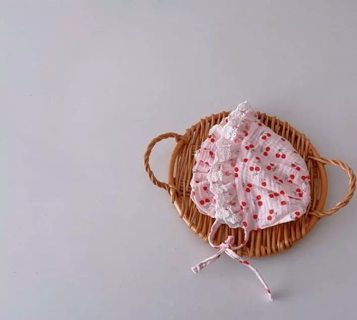 Miso - Korean Children Fashion - #minifashionista - Cherry Bonnet - 6