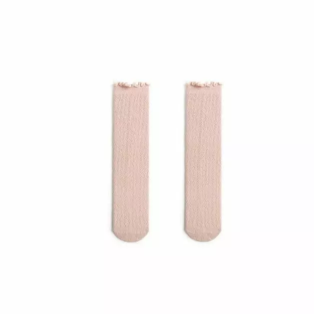 Miso - Korean Children Fashion - #minifashionista - Frill Knee Socks - 3
