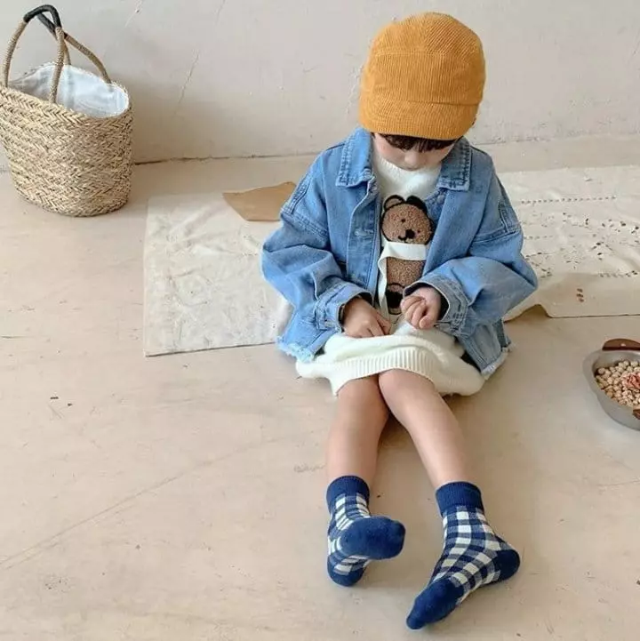 Miso - Korean Children Fashion - #stylishchildhood - Pasta Socks - 2