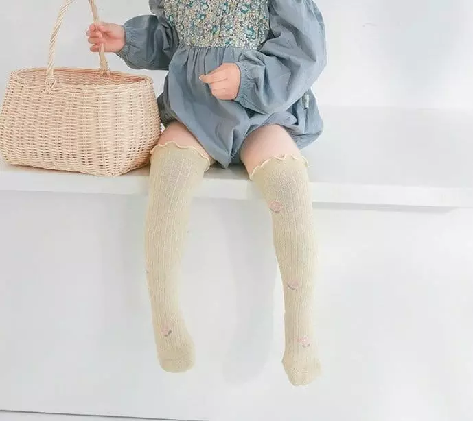 Miso - Korean Children Fashion - #stylishchildhood - Frisia Knee Socks - 5
