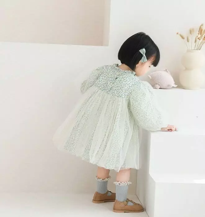 Miso - Korean Children Fashion - #todddlerfashion - Small Flower Socks - 10