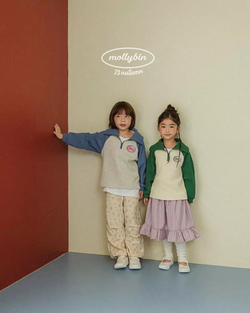 Mollybin - Korean Children Fashion - #Kfashion4kids - Waffle Sweatshirt