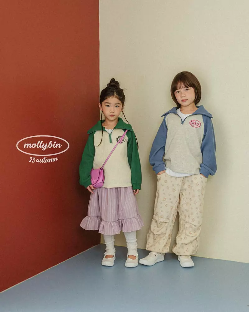 Mollybin - Korean Children Fashion - #designkidswear - Waffle Sweatshirt - 9