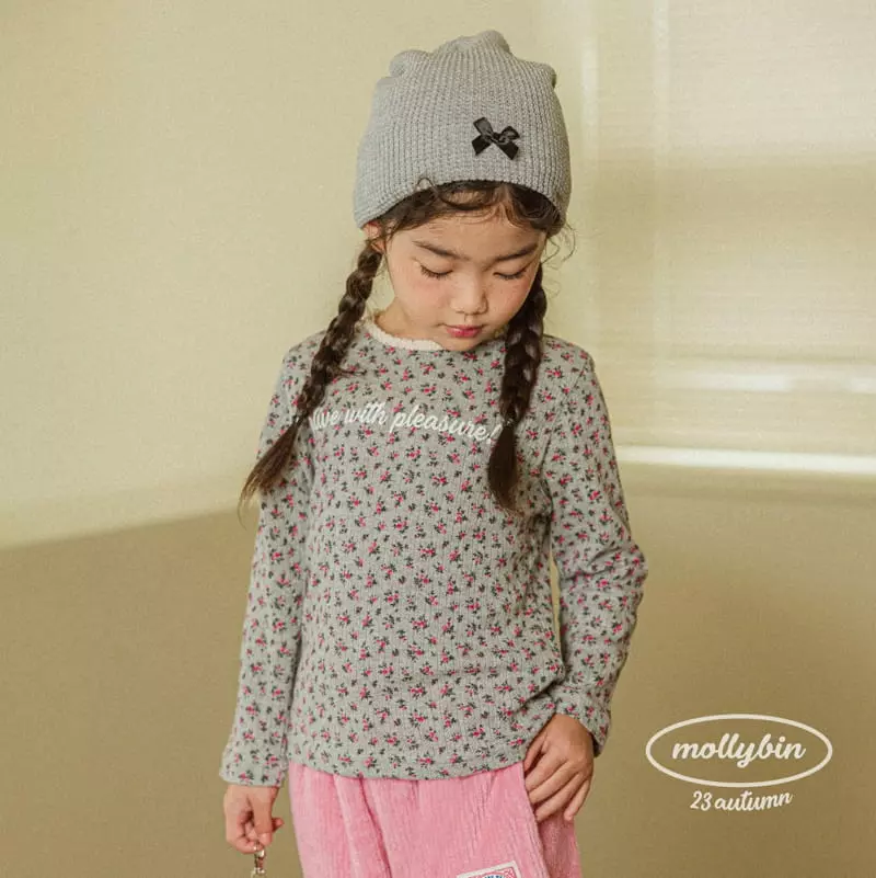 Mollybin - Korean Children Fashion - #discoveringself - Flower Tee