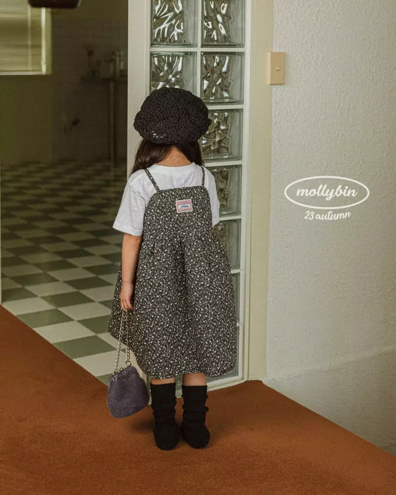 Mollybin - Korean Children Fashion - #fashionkids - Celin Quilting One-piece - 8
