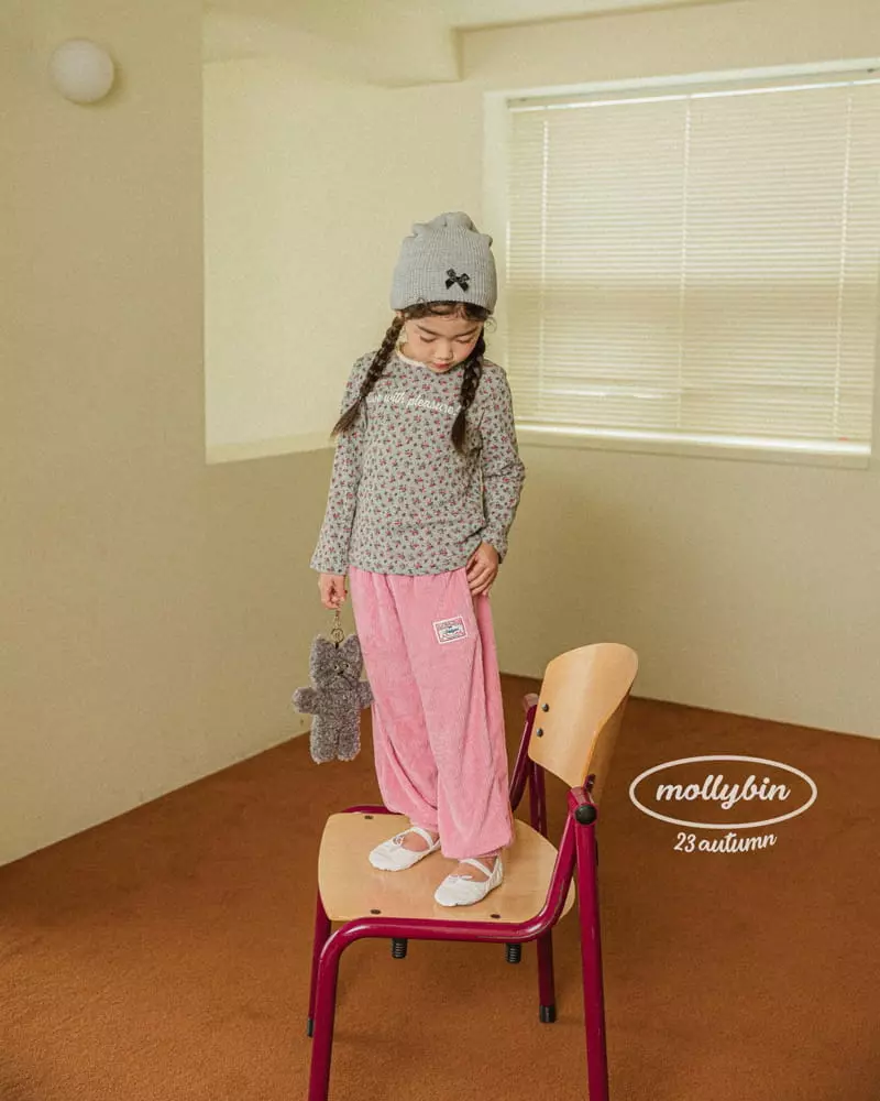 Mollybin - Korean Children Fashion - #fashionkids - Flower Tee - 2