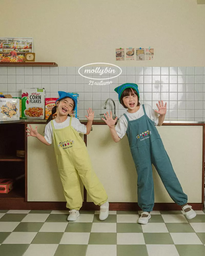 Mollybin - Korean Children Fashion - #kidsshorts - Friends All In One - 11