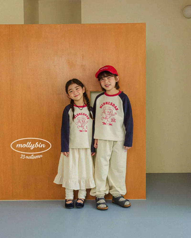 Mollybin - Korean Children Fashion - #kidsstore - Pizza Tee - 2