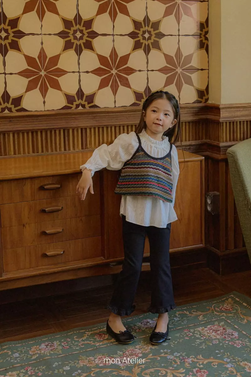 Mon Atelier - Korean Children Fashion - #magicofchildhood - Frill Jeggings - 7