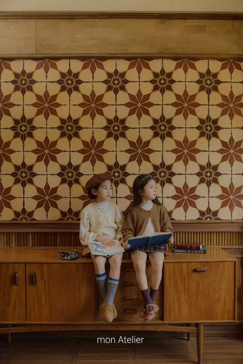 Mon Atelier - Korean Children Fashion - #todddlerfashion - Grand Ma Cardigan - 5