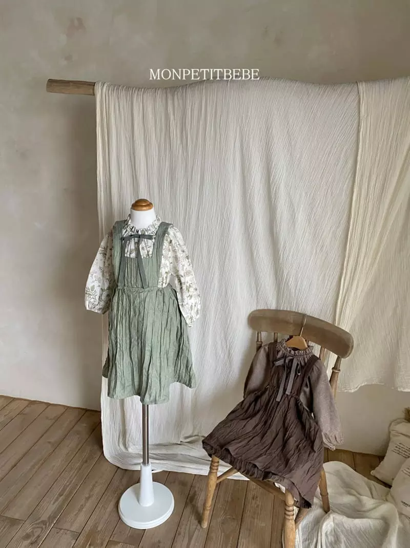 Mon Petit Bebe - Korean Children Fashion - #childofig - Ribbon Blouse - 6