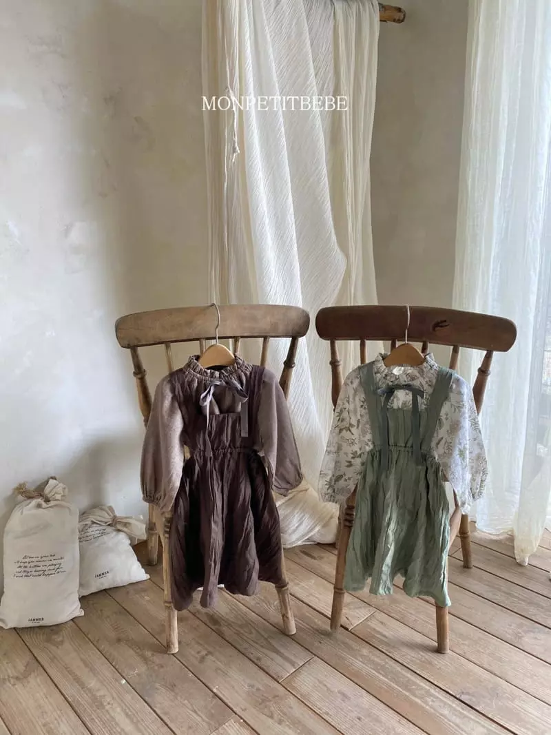 Mon Petit Bebe - Korean Children Fashion - #childrensboutique - Ribbon Blouse - 7