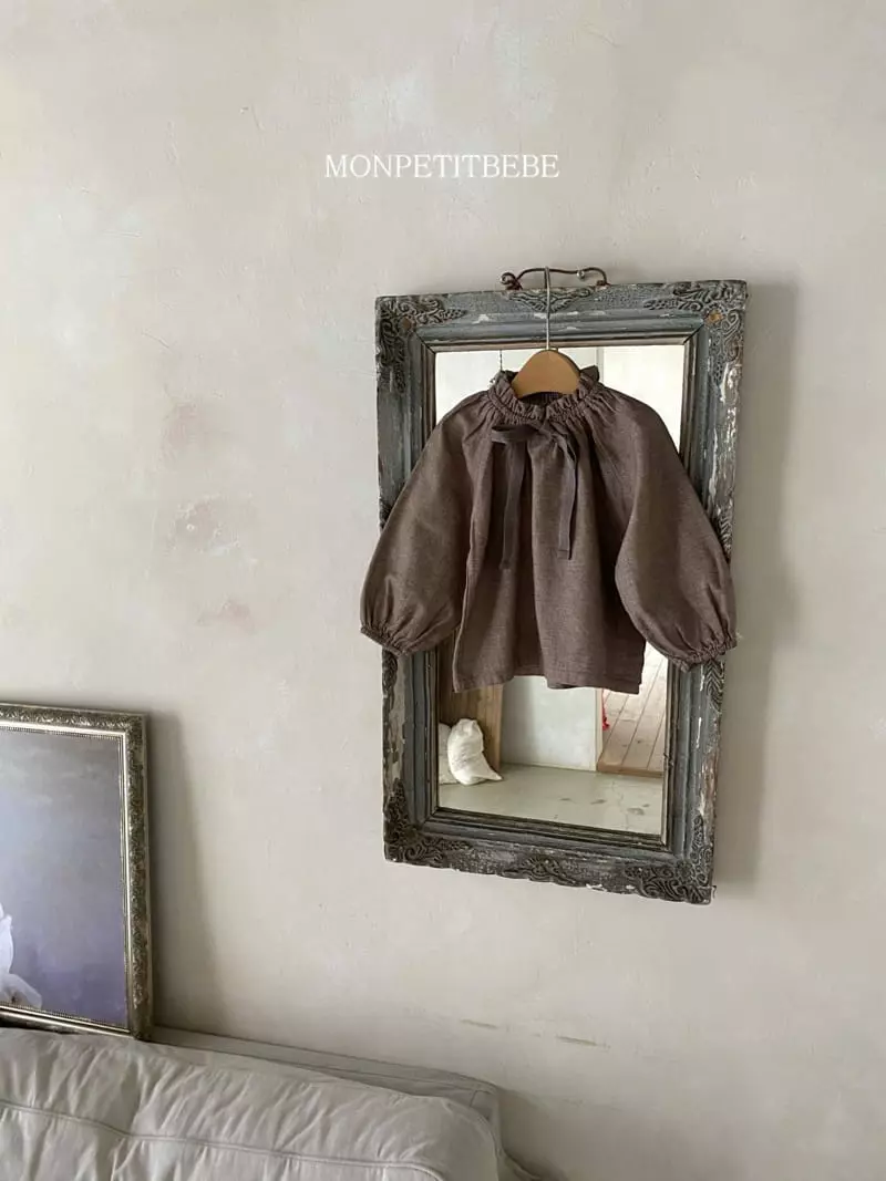 Mon Petit Bebe - Korean Children Fashion - #fashionkids - Ribbon Blouse - 10