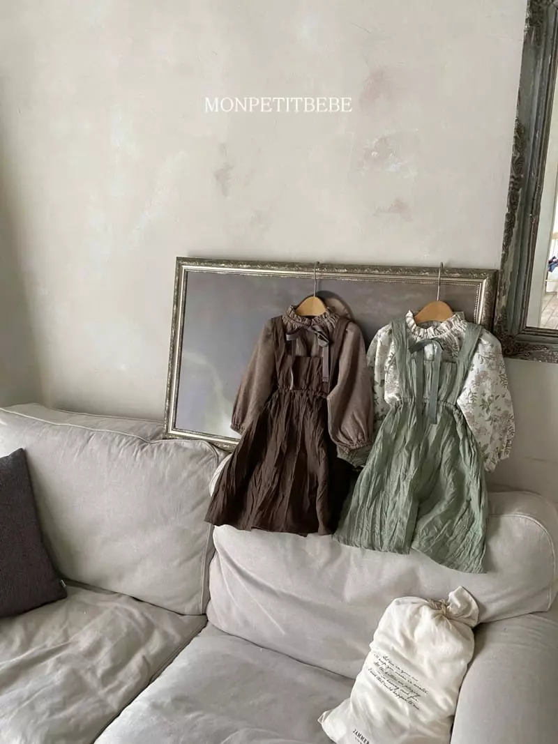 Mon Petit Bebe - Korean Children Fashion - #kidsshorts - Ribbon Blouse - 11