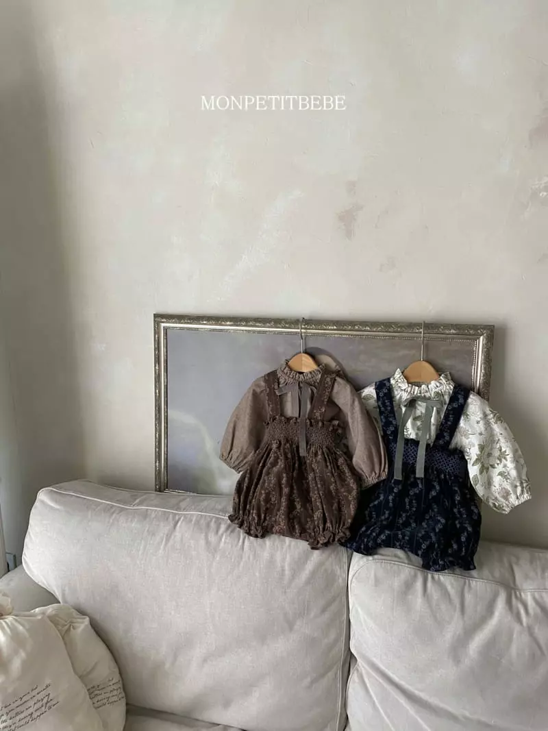 Mon Petit Bebe - Korean Children Fashion - #minifashionista - Ribbon Blouse - 3