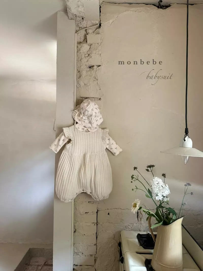 Monbebe - Korean Baby Fashion - #babyboutique - Jacquard Frill Bodysuit - 8