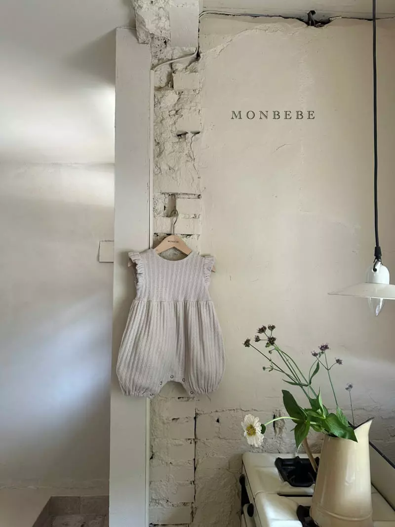 Monbebe - Korean Baby Fashion - #babyclothing - Jacquard Frill Bodysuit - 10