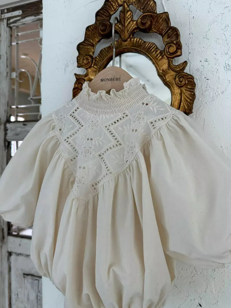 Monbebe - Korean Baby Fashion - #babylifestyle - Benesa Lace Bodysuit - 5