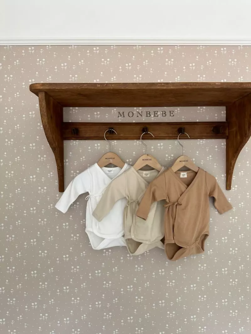 Monbebe - Korean Baby Fashion - #babyootd - Le Petit Bodysuit with Bonnet - 5