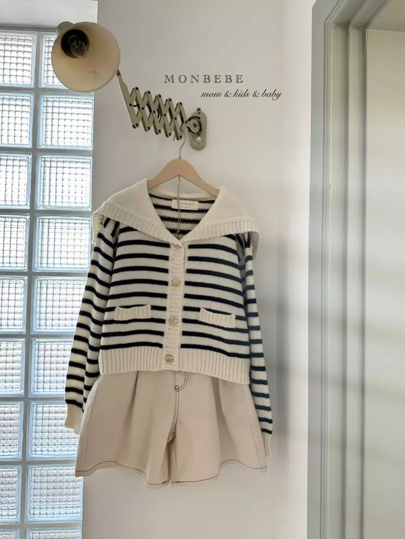 Monbebe - Korean Baby Fashion - #babyoutfit - Mue Knit Cardigan Mom - 3