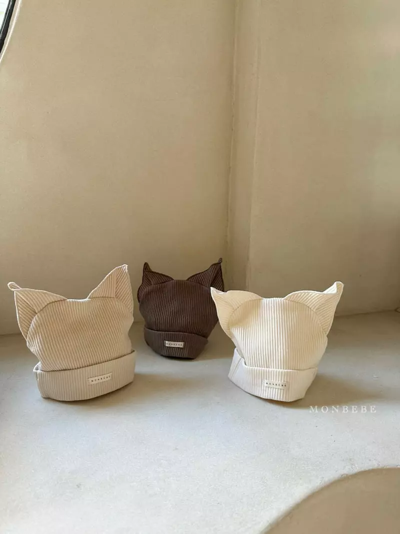 Monbebe - Korean Baby Fashion - #onlinebabyboutique - Cat Beanie - 2