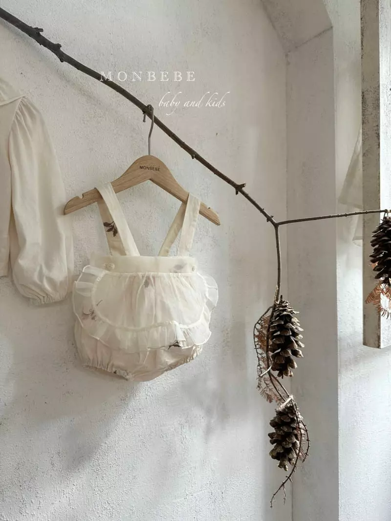 Monbebe - Korean Baby Fashion - #onlinebabyboutique - Apron Lolo Dungarees Bloomer - 7