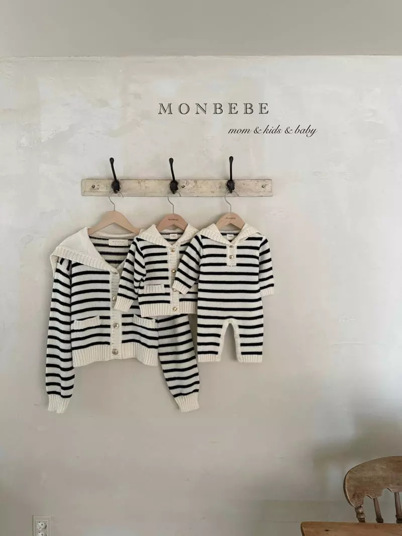 Monbebe - Korean Baby Fashion - #onlinebabyshop - Mue Knit Bodysuit - 5