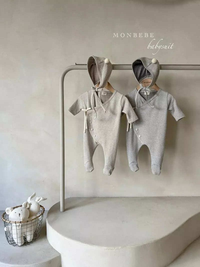 Monbebe - Korean Baby Fashion - #smilingbaby - Cozy Bodysuit - 2