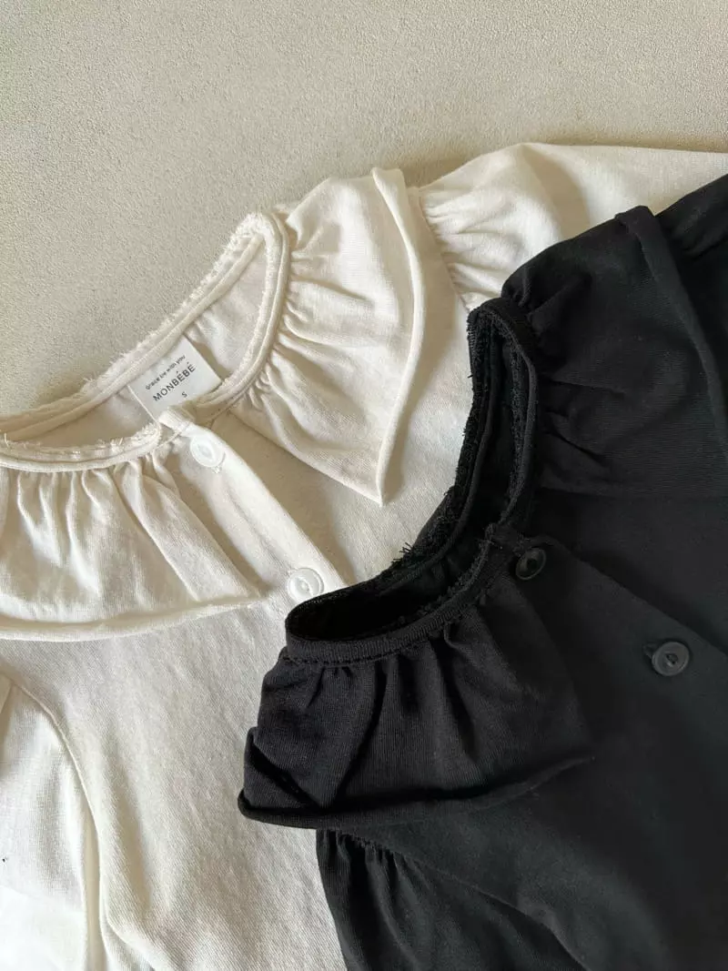 Monbebe - Korean Children Fashion - #childofig - Cutting Frill Blouse - 8