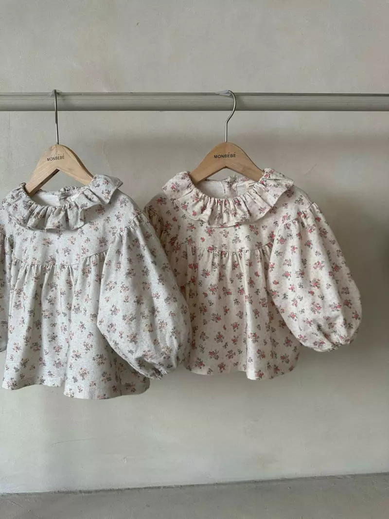 Monbebe - Korean Children Fashion - #kidzfashiontrend - Ellder Flower Blouse - 6